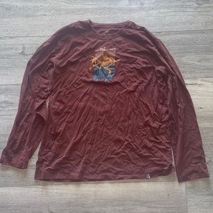 Men’s Brown Arc’teryx Logo Long Sleeve